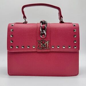 Badgley Mischka Crossbody w Chain and stud detail